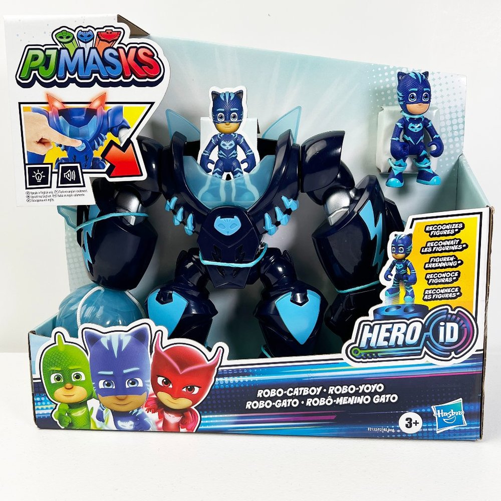 PJ Masks Robo-Catboy Preschool Toy with Lights and Sounds for Kids Ages 3 and Up